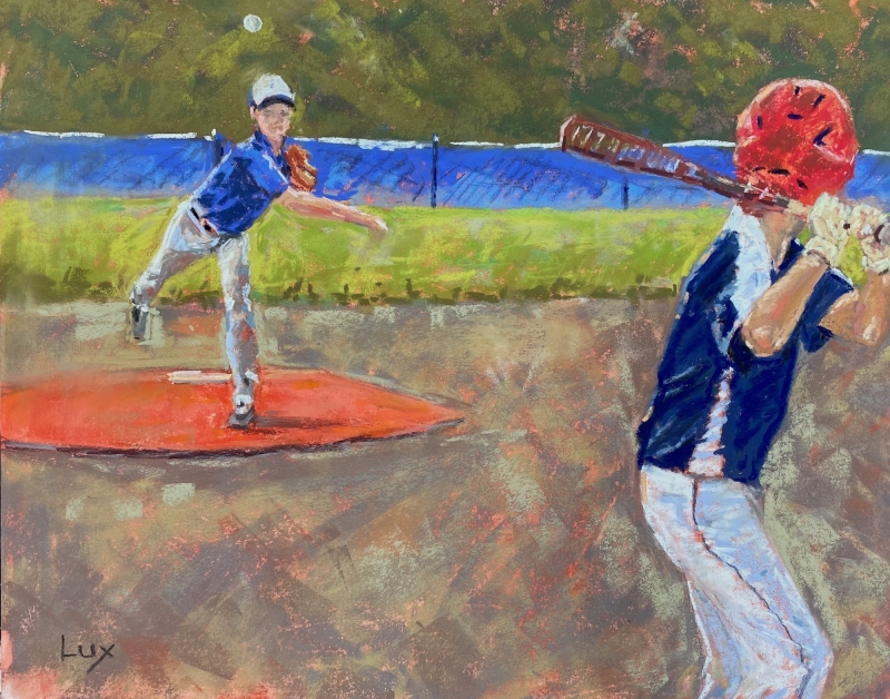 The Pitch by artist Kathy Lux